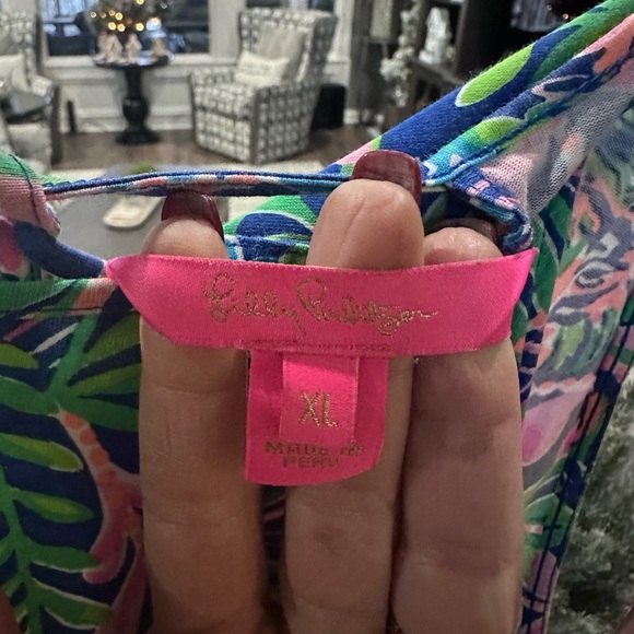 Lilly Pulitzer Margot Dress Borealis Blue How You Like Me Prowl XL - Picture 2 of 5